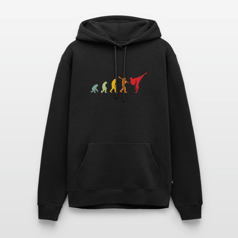 Karate Evolution Development Martial Art Men’s Premium Organic Hoodie