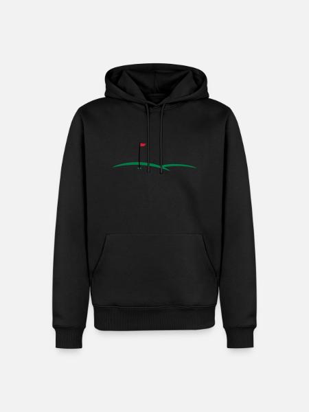 golf hole 3c - Men’s Premium Organic Hoodie - black