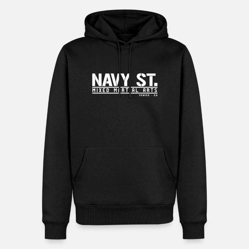 NAVY ST. MISCHKAMPFKÜNSTE - Männer Premium Bio Hoodie - Schwarz
