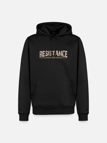 The Resistance - Men’s Premium Organic Hoodie - black