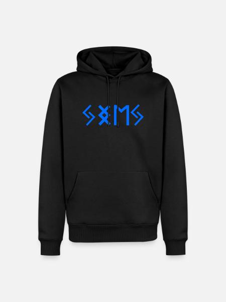 La chance - Sweat à capuche Premium bio Homme - noir