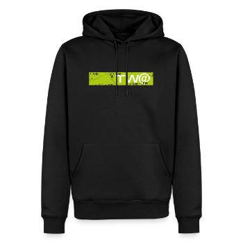 TW@Tee - Men’s Premium Organic Hoodie - black - Front - Nico (187cm)