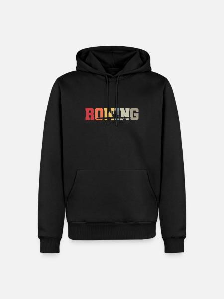 Rowing - Rowing - Rower - Rower - Aviron - Men’s Premium Organic Hoodie - black