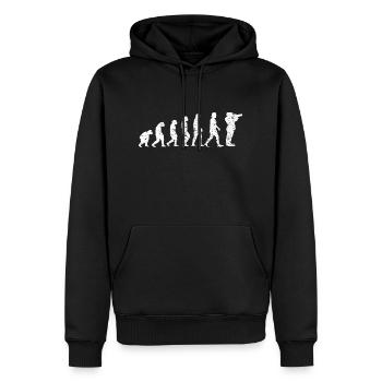 Fotograf lustig Fotografieren Kamera Fotografen - Männer Premium Bio Hoodie - Schwarz - Vorne - Nico (187cm)