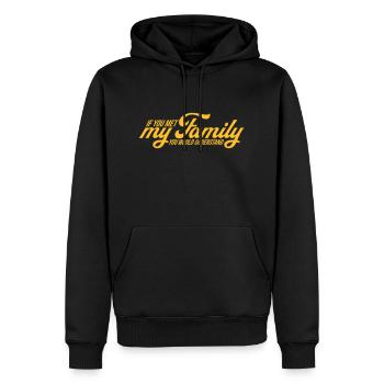 you would understand Zitat - Männer Premium Bio Hoodie - Schwarz - Vorne - Nico (187cm)