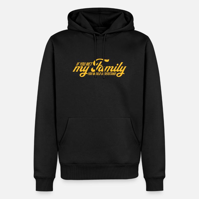 vous comprendriez citation - Sweat à capuche Premium bio Homme - noir