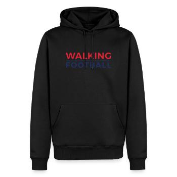 Simply Walking Football - Best Sport On The Planet - Men’s Premium Organic Hoodie - black - Front - Nico (187cm)