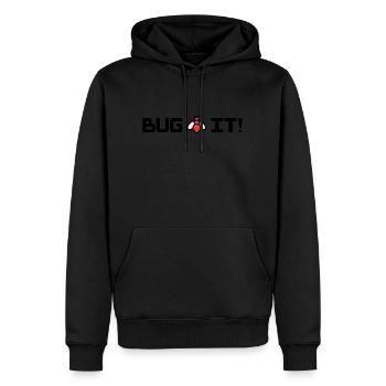 I need to kill all the bugs! - Men’s Premium Organic Hoodie - black - Front - Nico (187cm)