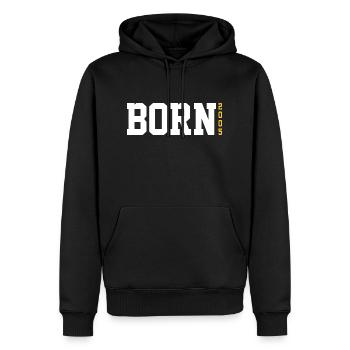 18th birthday Young girls 18 years 2005 funny - Men’s Premium Organic Hoodie - black - Front - Nico (187cm)
