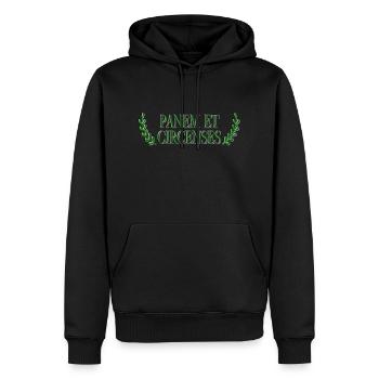 Panem Et Circenses - Männer Premium Bio Hoodie - Schwarz - Vorne - Nico (187cm)