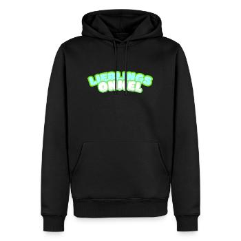 Lieblingsonkel - Onkel - Männer Premium Bio Hoodie - Schwarz - Vorne - Nico (187cm)