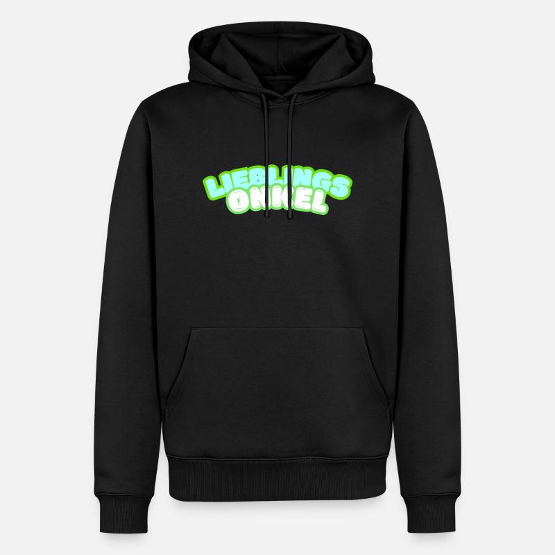 Oncle préféré - Oncle - Sweat à capuche Premium bio Homme - noir