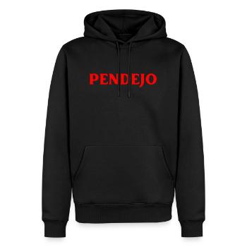 dumme Person Spanisch Sprache - Männer Premium Bio Hoodie - Schwarz - Vorne - Nico (187cm)