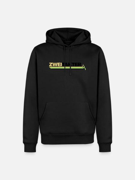 zweitakter_claim - Männer Premium Bio Hoodie - Schwarz