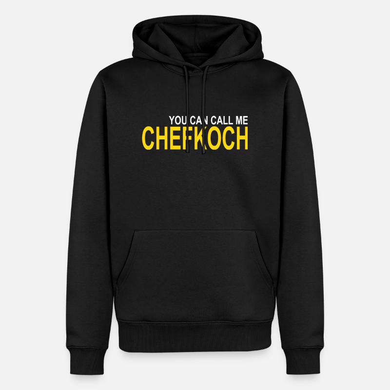 Chef - Sweat à capuche Premium bio Homme - noir