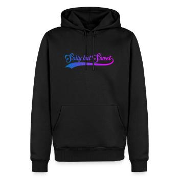Salty But Sweet 11 - Männer Premium Bio Hoodie - Schwarz - Vorne - Nico (187cm)