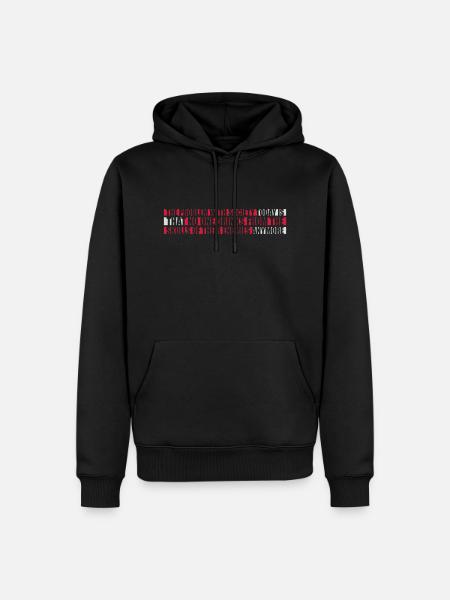 drinks from enemies skulls - Men’s Premium Organic Hoodie - black