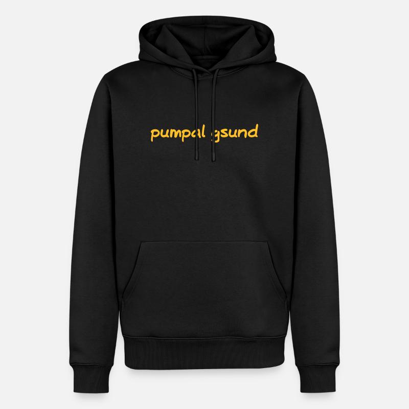 pumpal gsund - Männer Premium Bio Hoodie - Schwarz