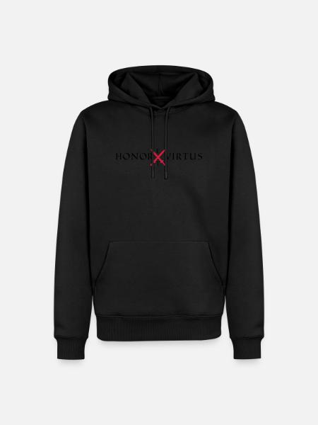 Honor Virtus 2 - Männer Premium Bio Hoodie - Schwarz