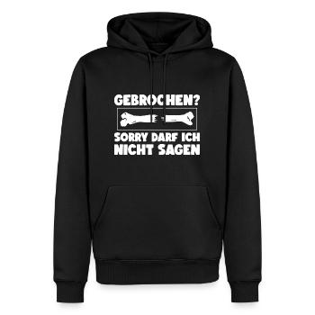 MTRA Röntgen Assistent Radiologe Radiologie - Männer Premium Bio Hoodie - Schwarz - Vorne - Nico (187cm)