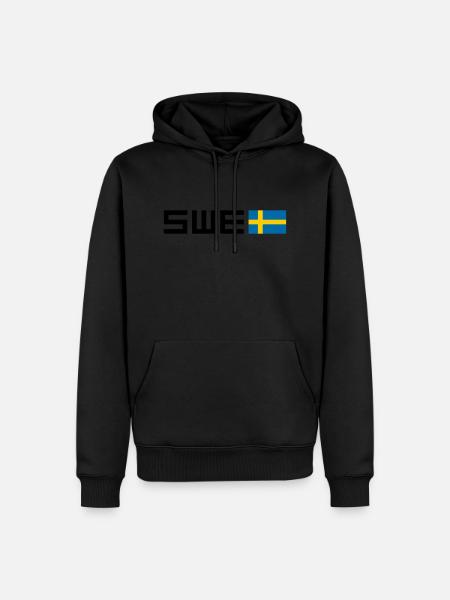 Sweden - Ekologisk premiumluvtröja herr - svart
