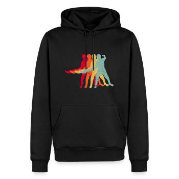 Jai Alai Sport Jai Alai Player - Men’s Premium Organic Hoodie - black - Front - Nico (187cm)