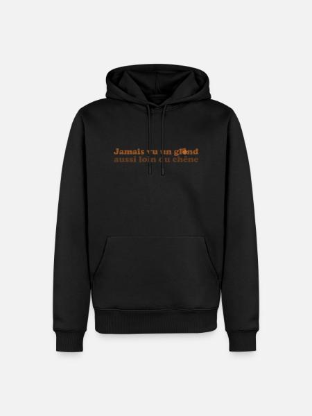 Gland(u) - Sweat à capuche Premium bio Homme - noir