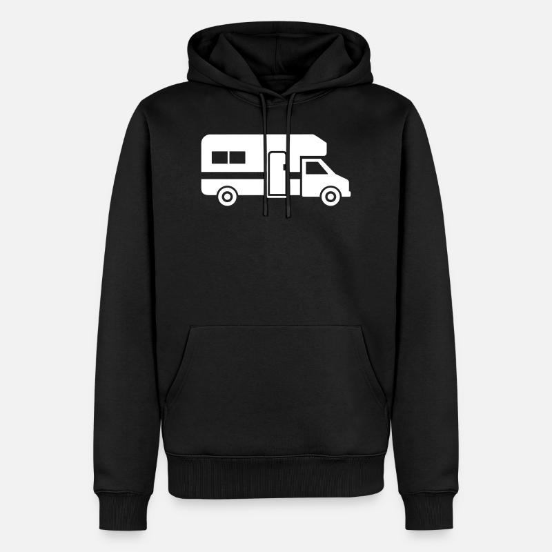 Wohnmobil - Männer Premium Bio Hoodie - Schwarz