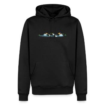 Safari Zoo Animal Safari Zoo - Sweat à capuche Premium bio Homme - noir - Devant - Nico (187cm)