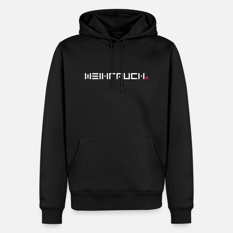 WEIHRAUCH - Männer Premium Bio Hoodie - Schwarz