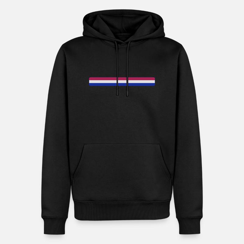 Pays-Bas - Sweat à capuche Premium bio Homme - noir