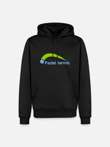 PADEL TENNIS PADEL PLAYER Padel Padel Ball - Men’s Premium Organic Hoodie - black