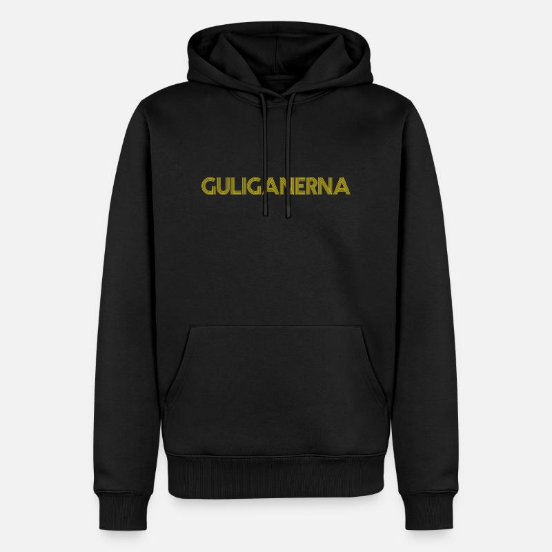 Les Guligans - Sweat à capuche Premium bio Homme - noir