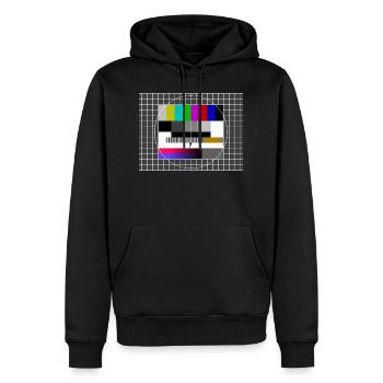 image test - Sweat à capuche Premium bio Homme - noir - Devant - Nico (187cm)