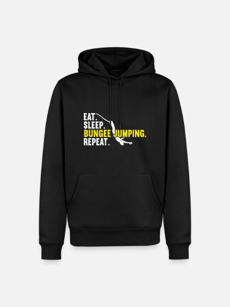 Bungee Jump Bungee Jumping - Men’s Premium Organic Hoodie - black