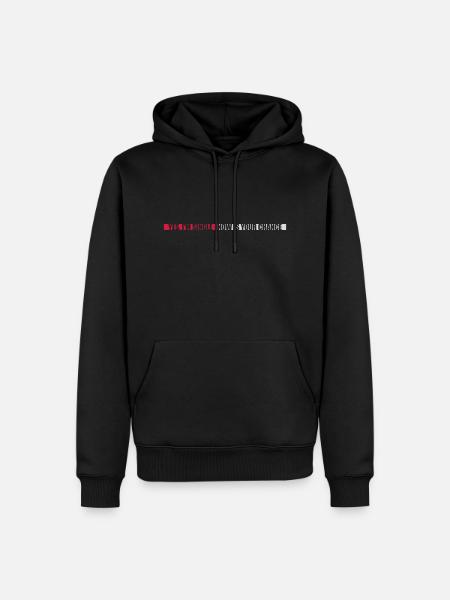single now your chance - Männer Premium Bio Hoodie - Schwarz