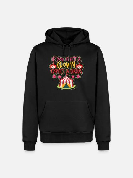 Clown & Circus - Men’s Premium Organic Hoodie - black