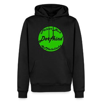 Dorfkind Pfalz Pfälzer - Sweat à capuche Premium bio Homme - noir - Devant - Nico (187cm)