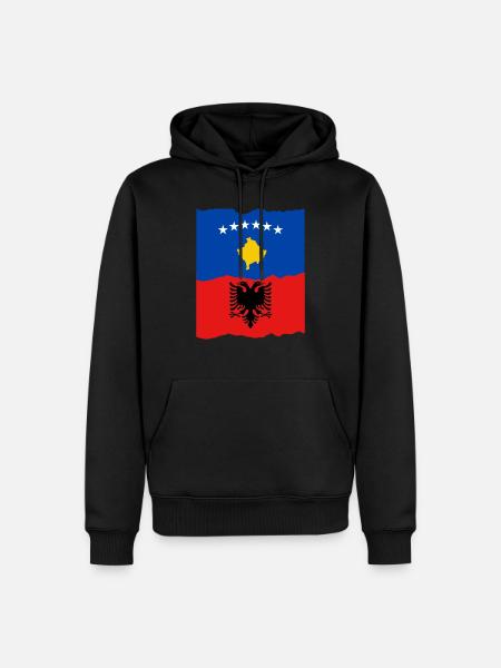 Kosovo Albania Albania - Men’s Premium Organic Hoodie - black