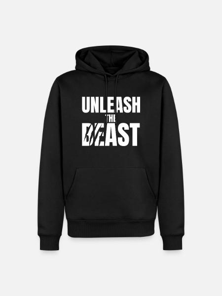 Unleash the Beast - Men’s Premium Organic Hoodie - black