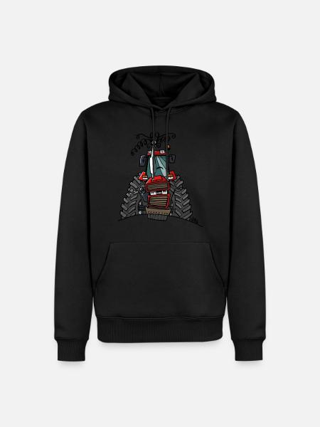 0504 Case 856XL - Men’s Premium Organic Hoodie - black