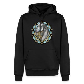Best in Show - Sweat à capuche Premium bio Homme - noir - Devant - Nico (187cm)