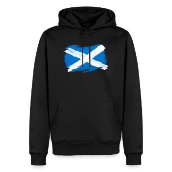 Souvenir écossais cadeau drapeau écossais - Sweat à capuche Premium bio Homme - noir - Devant - Nico (187cm)