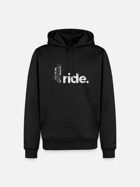Motorrad - Männer Premium Bio Hoodie - Schwarz