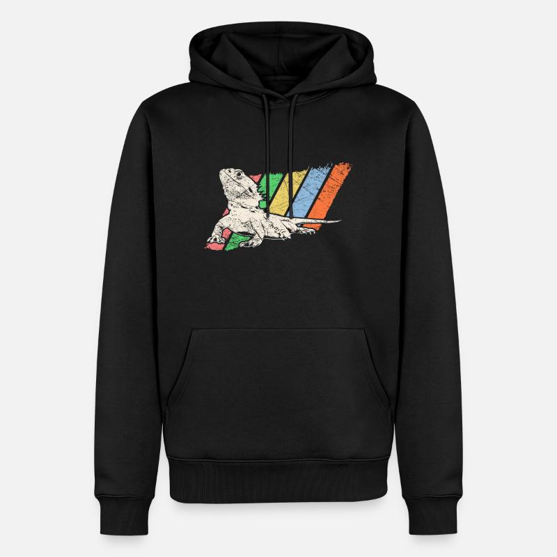 Animal de compagnie Retro - Sweat à capuche Premium bio Homme - noir