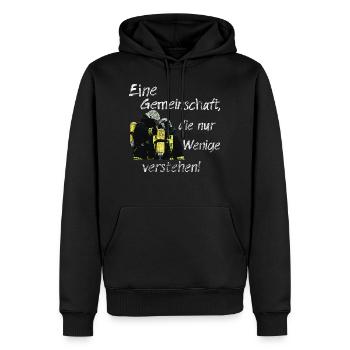 Feuerwehr Familie Atemschutz Kameradschaft Einsatz - Männer Premium Bio Hoodie - Schwarz - Vorne - Nico (187cm)