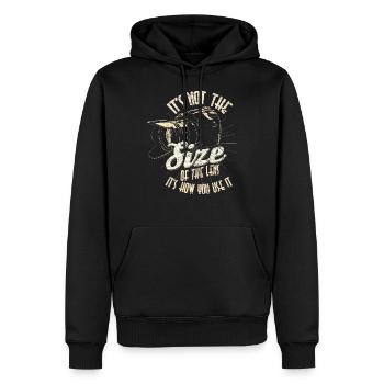 Fotograf - Männer Premium Bio Hoodie - Schwarz - Vorne - Nico (187cm)
