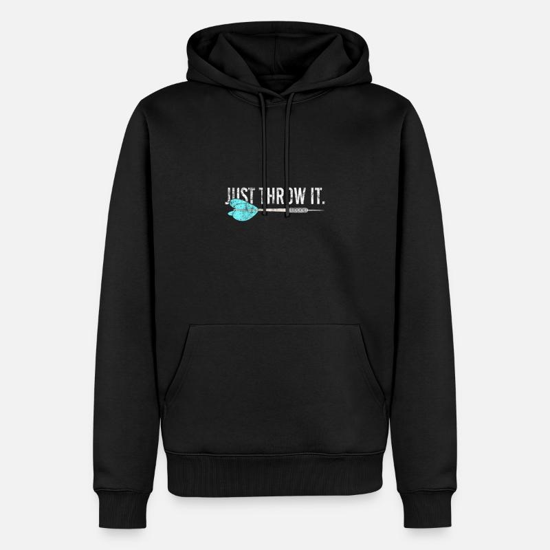 jeu de fléchettes - Sweat à capuche Premium bio Homme - noir