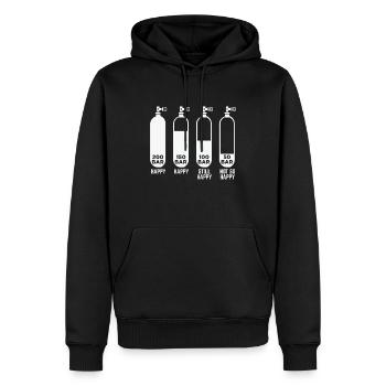Divers | Masque de plongée plongée instructeur cadeaux mer - Sweat à capuche Premium bio Homme - noir - Devant - Nico (187cm)