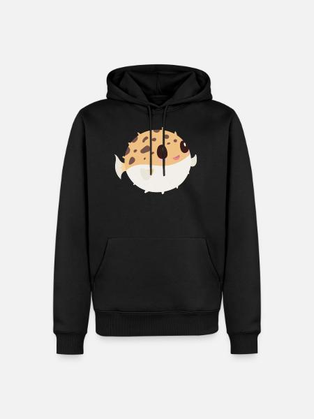 Puffer fish - Men’s Premium Organic Hoodie - black